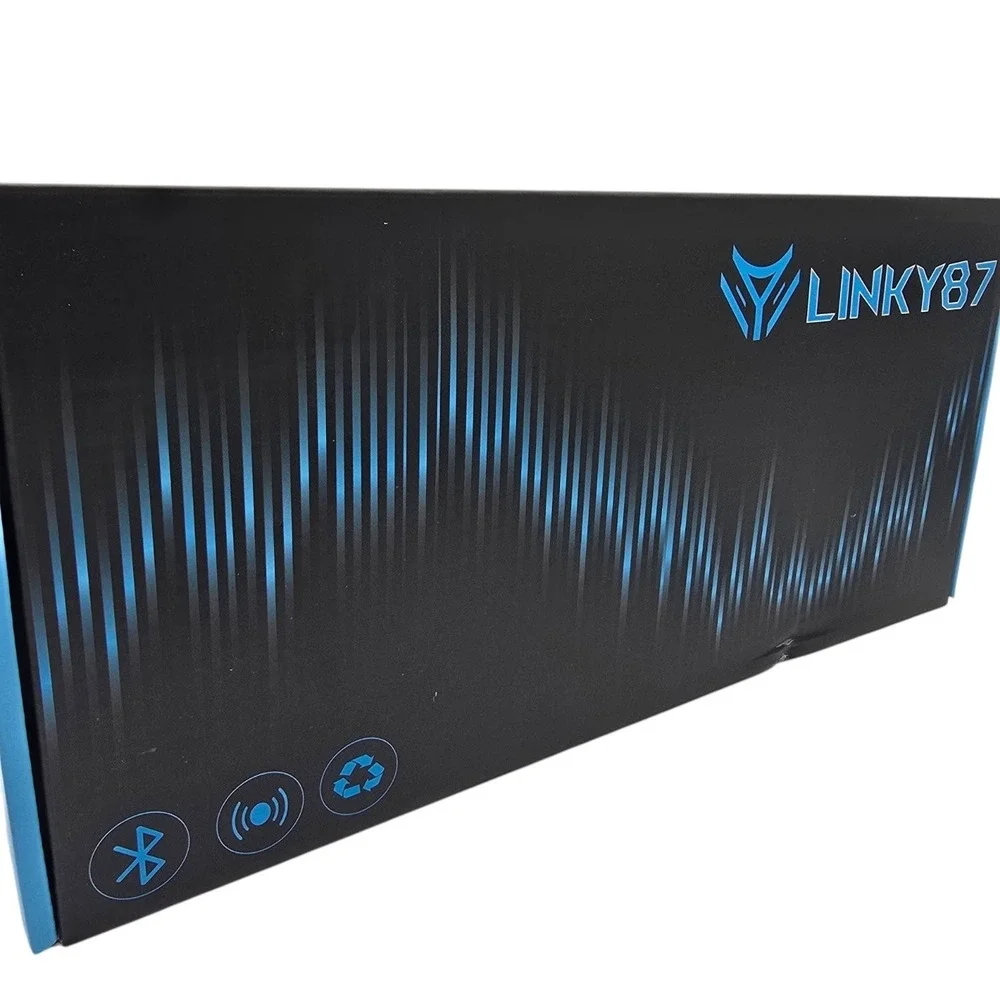 ELECFOX Linky 87 Pro 87% TKL Hot Swappable Mechanical Keyboard RGB Wireless